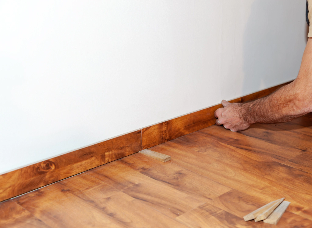 flooring and trim molding installation